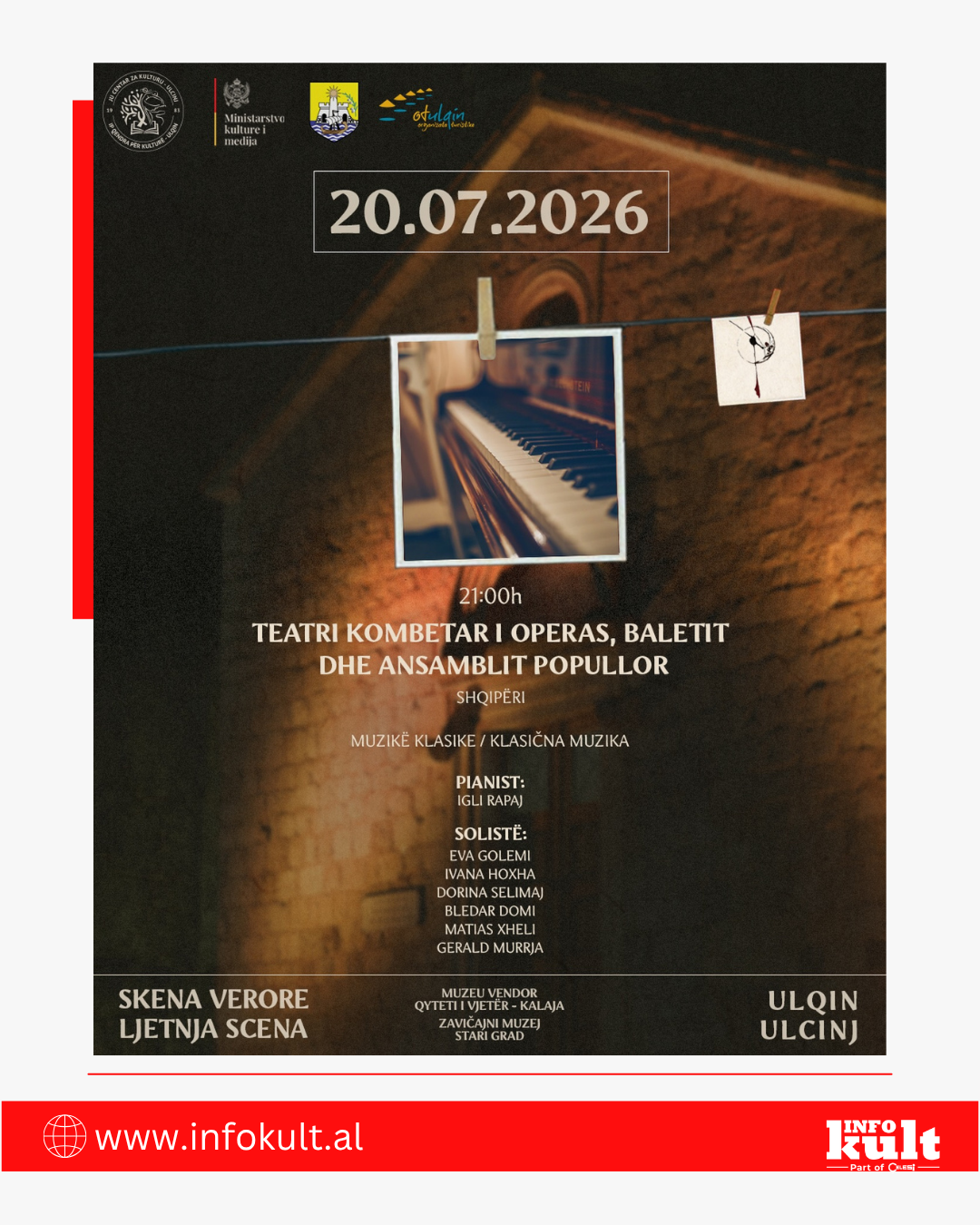 Muzikë klasike – Teatrit Kombëtar të Operës, Baletit dhe Ansamblit Popullor