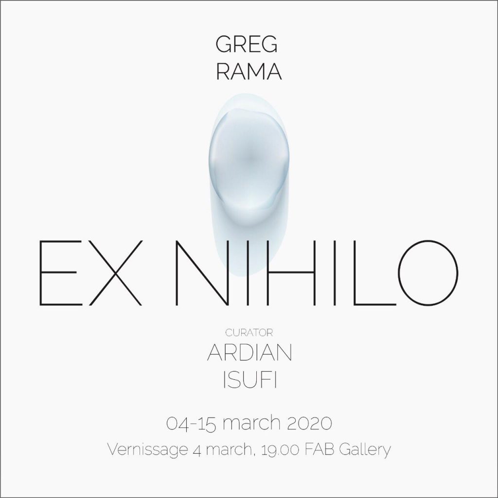 Ekspozita “Ex Nihilo” e artistit Greg Rama në Galerinë FAB - InfoKult